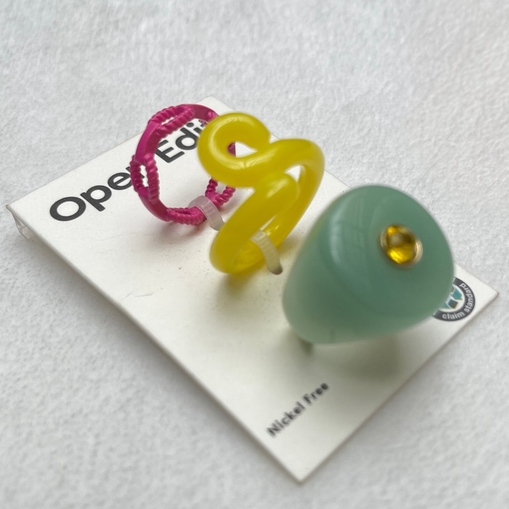 Nwt Open Edit 3 Rings Set 19$